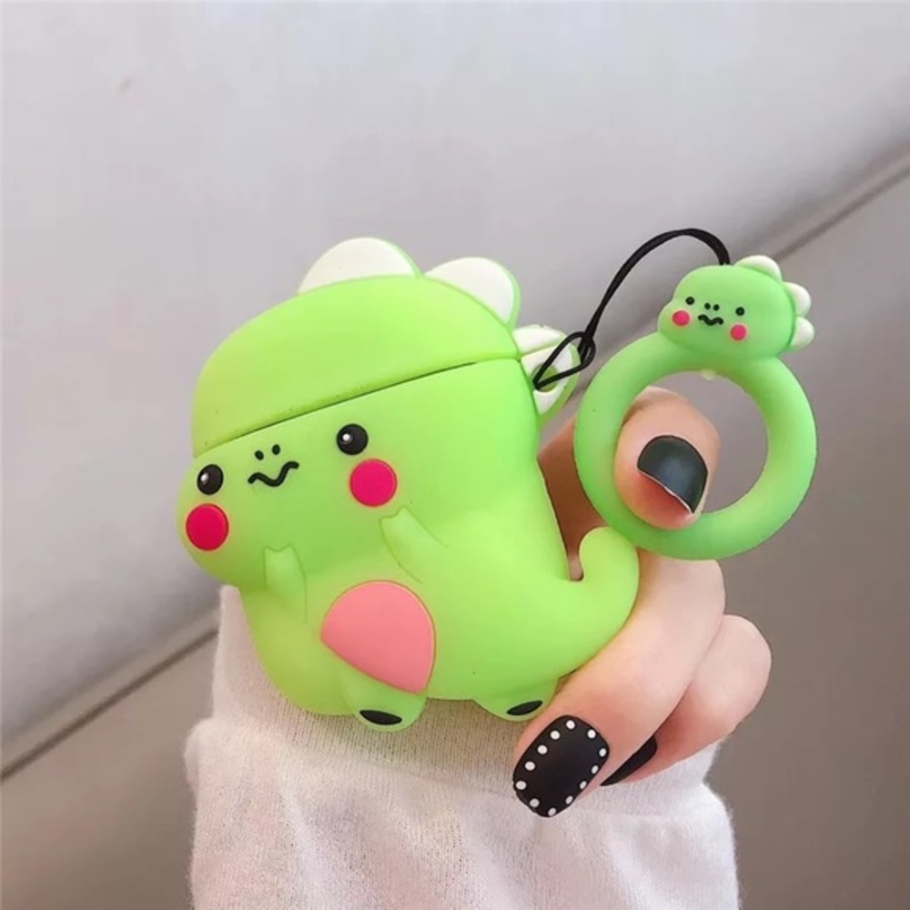 Cute Dino 🦖 Case For AirPods 1 & 2